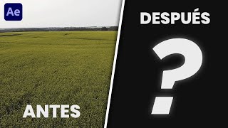 Cómo HACER EFECTO ANTES y DESPUÉS en After Effects [upl. by Griffie]