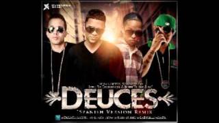 De La Ghetto Ft Ñengo Flow JeyCi La Excelencia amp Juhn El All star  Deuces  Spanish Remix [upl. by Pauletta228]