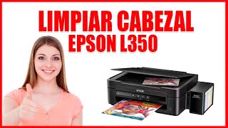 LIMPIAR CABEZAL IMPRESORA EPSON L350 [upl. by Deryl]