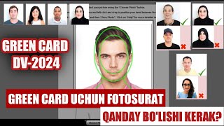 Green Card uchun fotosurat talablari DV2024 Yosh bolalarni Green Card uchun suratga olish tartibi [upl. by Ylahtan]