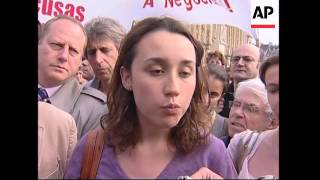 Rally calling for released of kidnapped Ingrid Betancourt [upl. by Ulah]