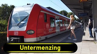 SBahn Station Untermenzing  Munich 🇩🇪  Walkthrough 🚶 [upl. by Yajet]