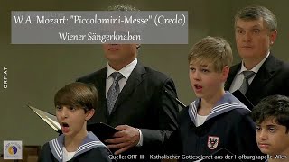 WA Mozart quotPiccolominiMessequot Credo  Wiener Sängerknaben [upl. by Nevaj64]