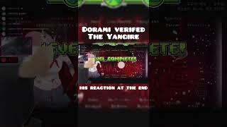 Dorami verified The Yangire after 2 years shorts geometrydash [upl. by Mello713]