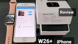 Guía  Cómo Configurar Smartwatch IWO W26 PLUS Segunda Generación en iPhone IOS Unboxing  Review [upl. by Anilehcim10]