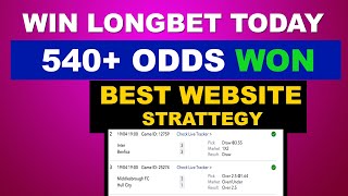 INCREDIBLE LONG BET PREDICTION WEBSITE  Another Accurate Website Strategy [upl. by Hemphill]