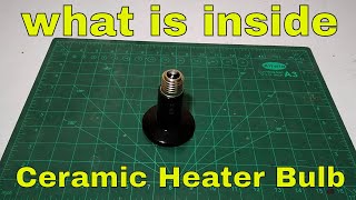 What is inside the ceramic heater bulb [upl. by Aronek]