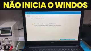 Notebook Dell Inspiron 15 3567 não inicia o Windows [upl. by Alliuqa]