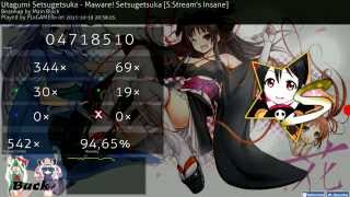 Osu Unbreakable Machine Doll Ending  Maware Insane S [upl. by Acireed134]