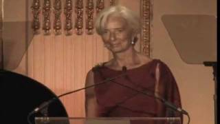 2011 Atlantic Council Global Citizens Award Dinner  Christine Lagarde Acceptance Speech [upl. by Vladimir]