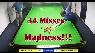 Is this Snooker Real  139 Foul points  The Miss Rule [upl. by Nnylecyoj]