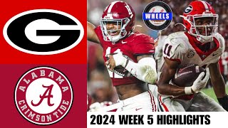 2 Georgia v 4 Alabama GAME OF THE YEAR  Full Game Highlights  2024 College Football Highlights [upl. by Deryl227]