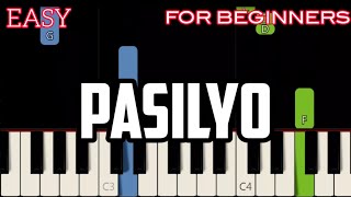 PASILYO  SUNKISSED LOLA  SLOW amp EASY PIANO TUTORIAL [upl. by Elraet223]