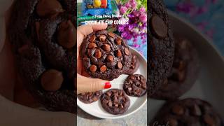 Double Chocolate Chip Cookies Recipe👆💫😍 cookies ytshorts youtubeshorts shortsvideo shorts [upl. by Florella]