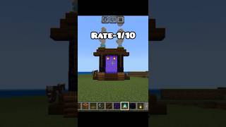 Best nether portal design for begging players shortvideo minecraft [upl. by Ahsin710]