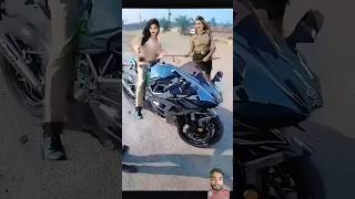 Crazy police Bike chor 😂  loves Ninja H2 🥰 police ko chakma diya  live accident  super bike z900 [upl. by Demaggio]