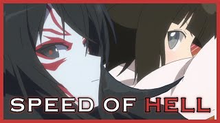 Speed of Hell  Senran Kagura AMV w Lyrics [upl. by Rena344]