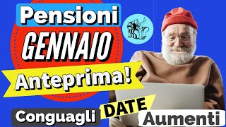 🟢PENSIONI GENNAIO 👉 RIEPILOGO AUMENTI PEREQUATIVI CONGUAGLI INPS TAGLI del NETTO e DATE PAGAMENTI [upl. by Aleece183]