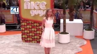 Angourie Rice at the film premiere The Nice Guys held at Odeon in London UK [upl. by Furtek]