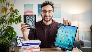 My Favourite Tech for Reading Books  Kindle vs iPad vs Books vs Audiobooks [upl. by Angelia]