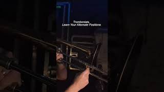 Trombonists learn your alternate slide positions lowbrass broadway trombone [upl. by Clementia849]