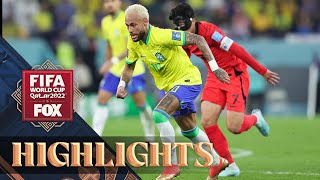 Brazil vs South Korea Highlights  2022 FIFA World Cup  Round of 16 [upl. by Lynde]