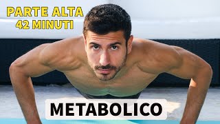 METABOLICO  FOCUS PARTE ALTA 42 Minuti Cotto al Dente [upl. by Ecidnacal]