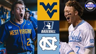 West Virginia vs 4 North Carolina AMAZING GAME  Super Regionals G1  2024 College Baseball [upl. by Beghtol]