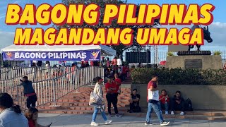 BAGONG PILIPINAS KICK OFF RALLY  Morning events [upl. by Yleak]