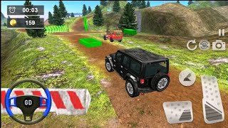 Offroad Jeep Driving And Parking 4x4 Mobile Game Play  Offroad jeep driving simulator 3d game play [upl. by Adnesor]