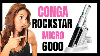 💥 CONGA ROCKSTAR MICRO 6000 de CECOTEC 🧹 El MEJOR aspirador de MANO de cecotec 🧹 ASPIRADORA de mano [upl. by Ariada]