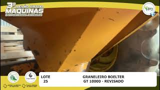 Lote 25  Graneleiro Boelter GT10000 [upl. by Nameerf310]