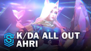 KDA ALL OUT Ahri Wild Rift Skin Spotlight [upl. by Moise]