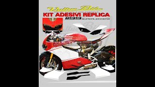 Grafica Adesiva Ducati 1199 Panigale Superleggera  Vulturbike [upl. by Aicemaj]