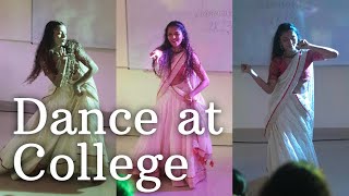 Dancing at college for the first time🔥 Hansika Krishna [upl. by Nycila954]