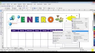 Cómo hacer un calendario en Corel Draw [upl. by Eelatan]