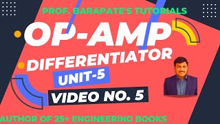 OPAMP DIFFERENTIATOR [upl. by Noyahs]