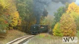 The WV Presents quotAUTUMN GLORY AT CASS  HEISLER EDITIONquot Cass Scenic Railroad Fall Foliage [upl. by Atilemrac]