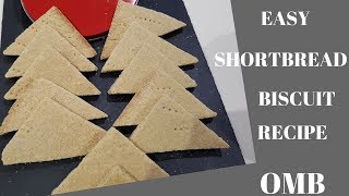 HOW TO MAKE AN EASY SHORTBREAD BISCUIT VLOGMAS DAY 14 [upl. by Aelhsa]