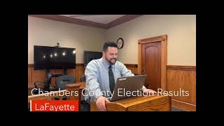 Chambers County Election results [upl. by Yruy884]