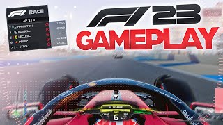 F1 23 GAMEPLAY  Découverte du jeu et de la physique graphismes cinématiques etc [upl. by Lisha]