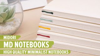 Midori MD Notebooks High Quality Minimalist Notebooks for Journalers and Artists [upl. by Deragon]