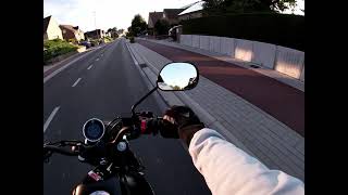 Yamaha XSR125 2021  Immersive first ride from dealership [upl. by Atinal]