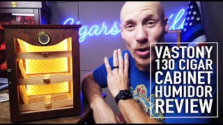 Vastony 130 Cigar Cabinet Humidor Review [upl. by Ykcim]