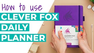 How to Use the Clever Fox Daily Planner [upl. by Anthia]