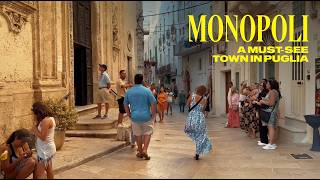 Monopoli MustSee Town in Puglia Italy Walking Tour 4K [upl. by Peednama]