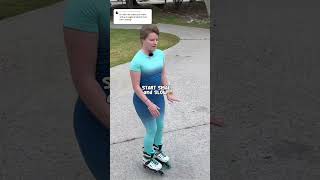 How to Jump on Rollerblades for Beginners 🐇🦋 rollerblading tipsandtricks [upl. by Jessi]