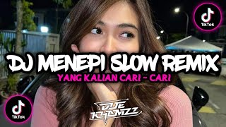 DJ MENCINTAI DALAM SEPI DAN RASA SABAR MANA LAGI  DJ MENEPI VIRAL TIKTOK BY DJ Khamzz Remix [upl. by Daye762]