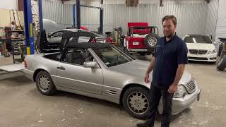 TWO other shops COULDNT FIX this R129 SL500 Roof Previous owner SOLD the car [upl. by Imef]