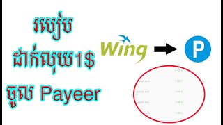 របៀបដាក់លុយ1ចូល Payeer [upl. by Sari]